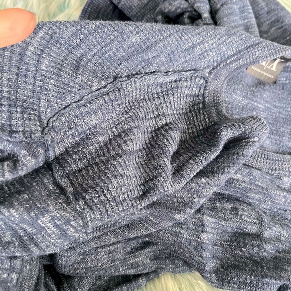 Armani Exchange, Heathered Blue Sweater, Size Large - Picture 5 of 11